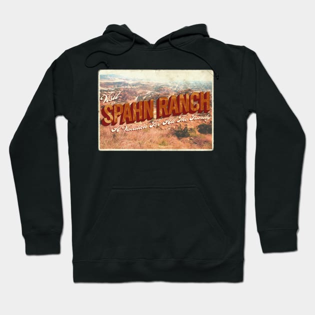 Spahn Ranch Postcard Design Hoodie by HellwoodOutfitters